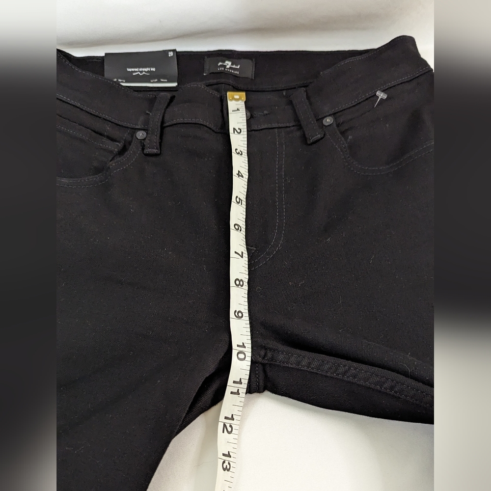 NWT 7 For All Mankind Straight Tapered Jeans - Picture 8 of 10